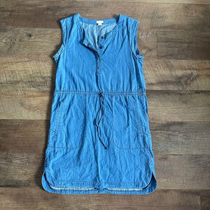 Women's J.Crew Denim Dress Size XS Blue
